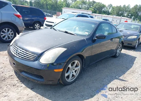 2004 Infiniti G35 z USA, uszkodzony, nr VIN JNKCV54E74M821885